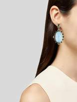 Thumbnail for your product : Judith Ripka Celestial Diamond Topaz & Aquamarine Chandelier Earrings yellow Celestial Diamond Topaz & Aquamarine Chandelier Earrings