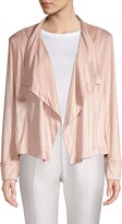 Thumbnail for your product : Donna Karan Draped Open-Front Jacket