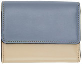 Thumbnail for your product : Chloé Blue and Beige Aby Square Wallet