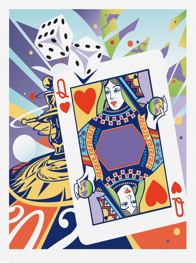 Trademark Fine Art 'Casino' Canvas Art by David Chestnutt