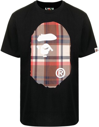 bape checkered tee