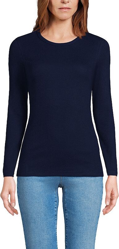 Lands' End Women's Micro Rib Tee