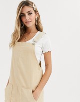 Thumbnail for your product : Daisy Street mini pinafore dress with pockets in cord