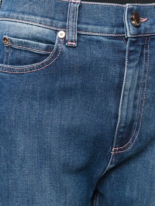 RED Valentino Contrast-Stitch Skinny Jeans
