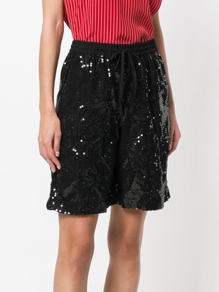 P.A.R.O.S.H. Sequinned Drawstring Shorts