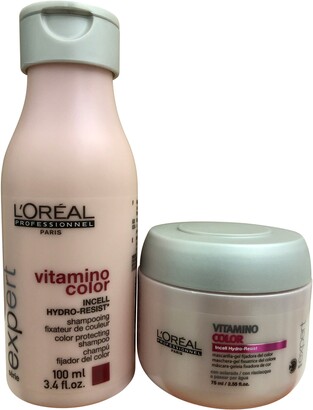 L'Oreal Vitamino Color Travel Shampoo 3.4 OZ & Masque 2.56 OZ set