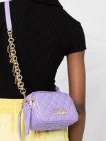 Thumbnail for your product : Versace Jeans Couture Quilted Logo Plaque Crossbody Bag