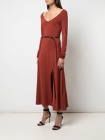 Thumbnail for your product : Altuzarra Phoebe wide V-neck dress