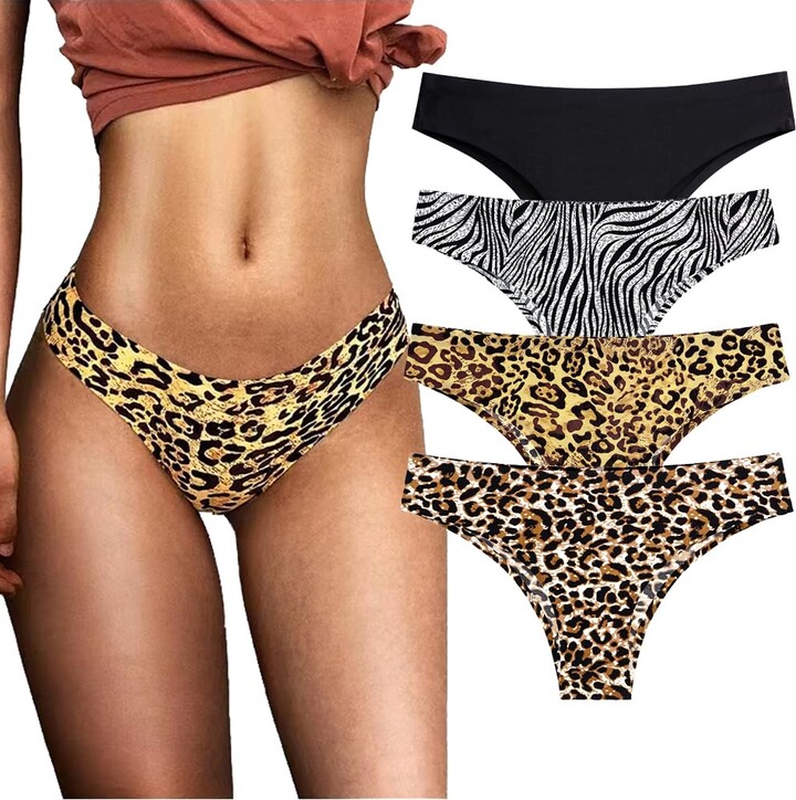 sasiga 4 pack Seamless Women Underwear Thongs - ShopStyle