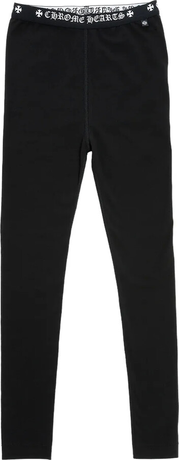 Chrome Hearts Logo-Detail Leggings