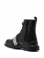 Thumbnail for your product : Love Moschino Logo-Strap Ankle Boots