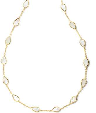 Ippolita 18K Rock Candy Small Mother-of-Pearl Pear-Station Necklace