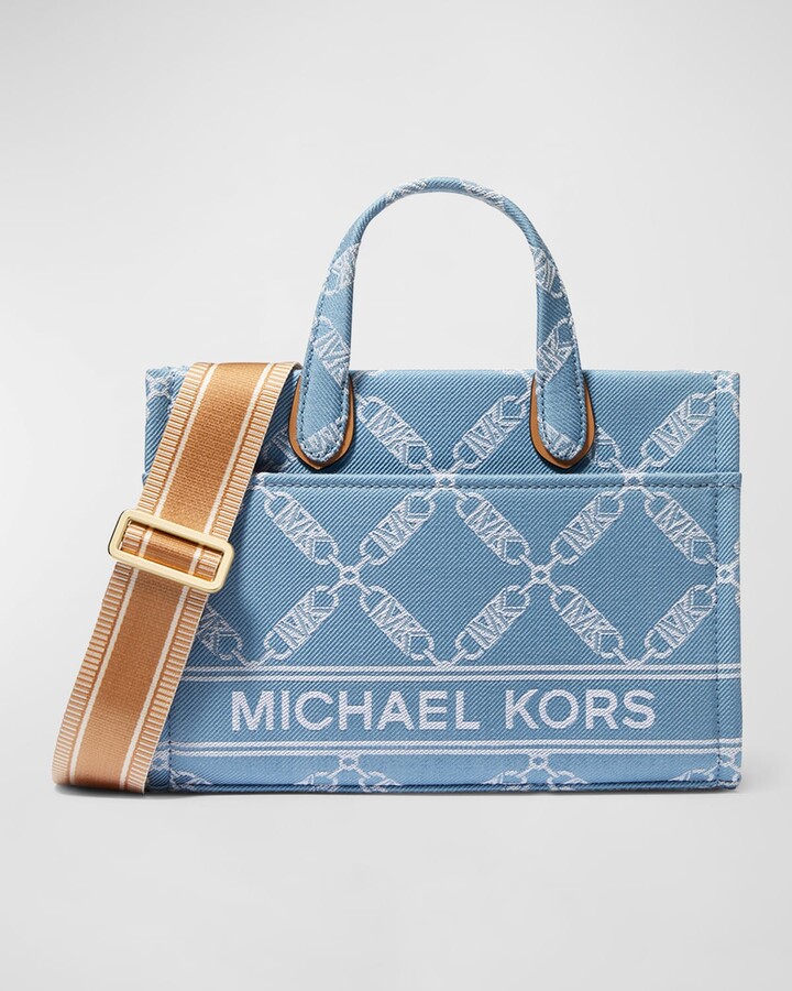 Michael Kors Mirella Small Logo Jacquard Crossbody Bag - ShopStyle