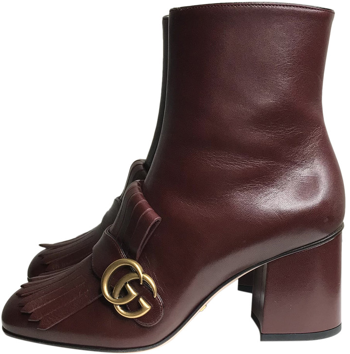 gucci marmont booties