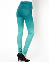 Thumbnail for your product : Just Female Stoke Skinny Jean In Ocean Wash Dip Dye