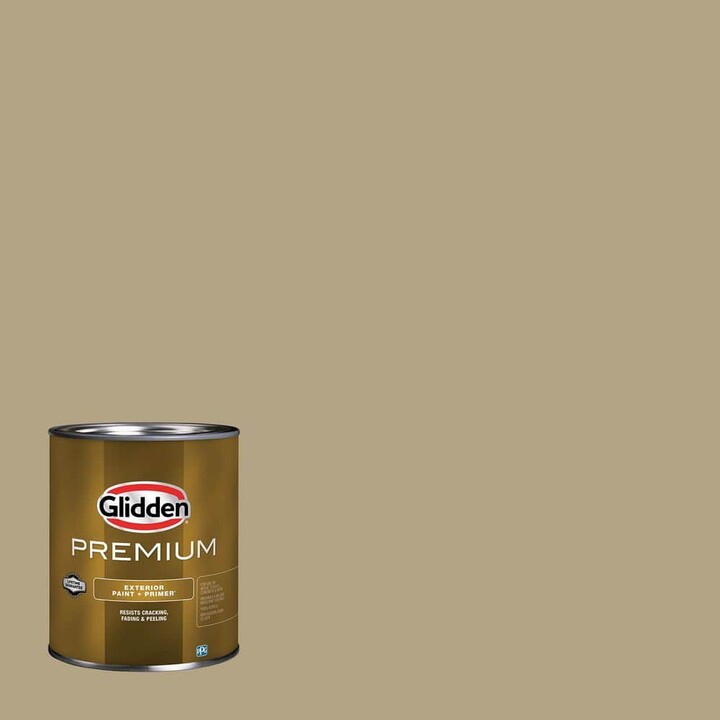 Glidden Premium 1 qt. Karma PPG1026-4 Satin Exterior Latex Paint