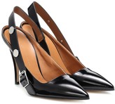 Thumbnail for your product : Victoria Beckham Patent leather slingback pumps