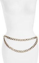 Thumbnail for your product : Topshop Double Link Chain Belt