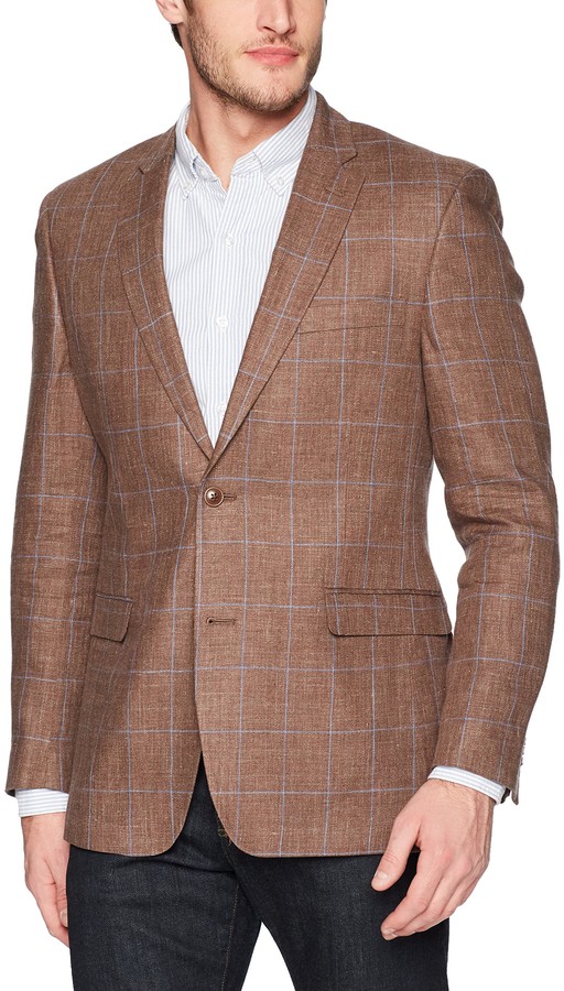 Tommy Hilfiger Mens Modern Fit Seersucker Suit Separates-Custom Jacket /& Pant Size Selection