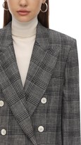 Thumbnail for your product : Isabel Marant Deagan Checked Cotton Blend Jacket