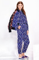 Thumbnail for your product : Stella McCartney Floral Print Silk Bomber Jacket