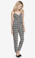 Thumbnail for your product : Express Crossover Cami Jumpsuit - Printed