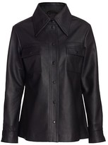 Thumbnail for your product : REMAIN Birger Christensen Rosalee Leather Shirt
