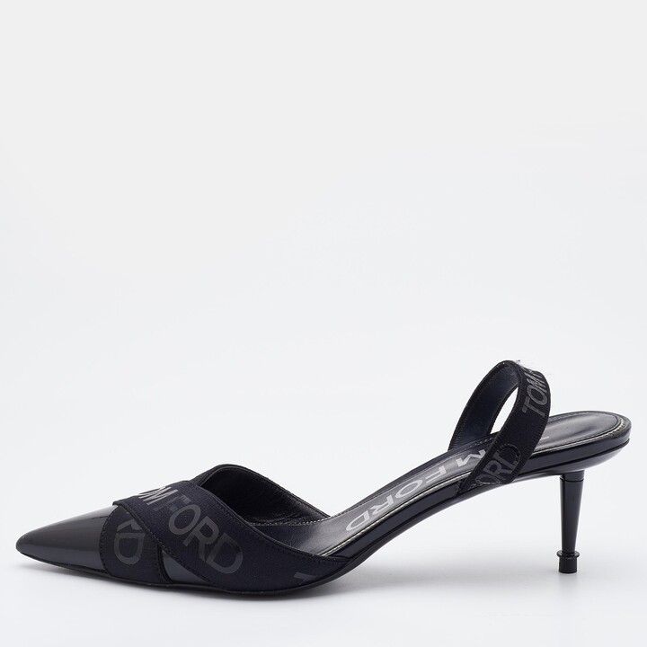Louis Vuitton Black Mink Fur Crystal Embellished Flat Slides Size 37.5 -  ShopStyle