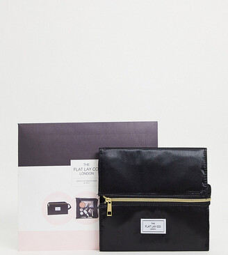 Flat Lay Company The Flat Lay Co. X ASOS Exclusive Open Flat Makeup Box -  Silky Black - ShopStyle
