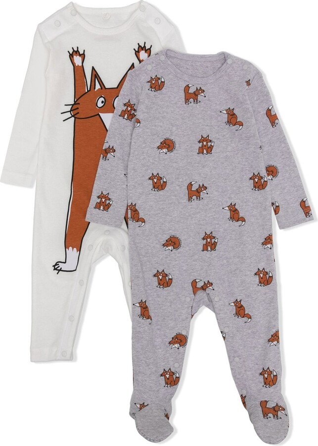 Gepersonaliseerde naam pyjama set AANGEPASTE tekst pyjama Kinder pyjama set MEISJES Monogram Fox Pyjama Kleding Unisex kinderkleding Pyjamas & Badjassen Pyjama Woodland Fox Pom-Pom Hat Kerst pyjama 