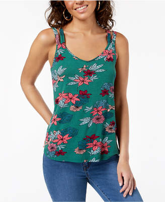 Hippie Rose Juniors' Strappy-Back Tank Top