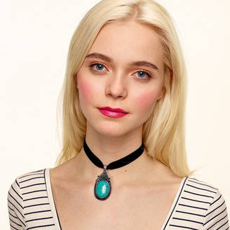 N. ROCK 'N ROSE Zaria Turquoise Choker Necklace