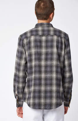 Hurley Cortez Plaid Flannel Long Sleeve Button Up Shirt