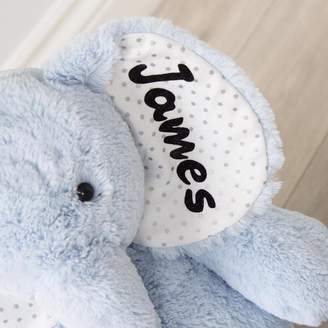 My 1st Years Personalised Large Blue Elephant Soft Toy