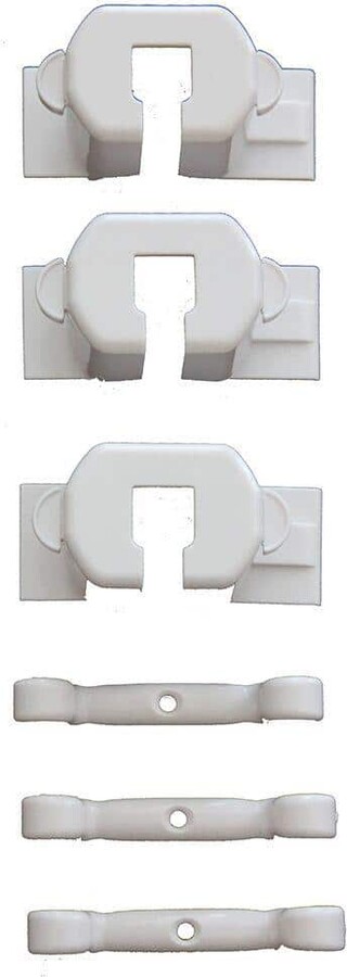Cardinal Gates Plug Guard and Cord Keeper, (6-Pack)