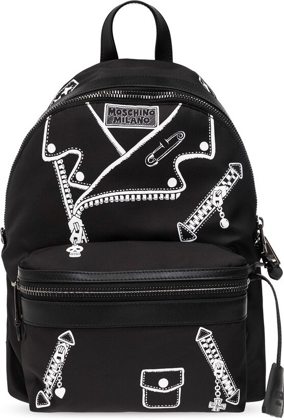 Moschino Biker Printed Backpack ShopStyle - Main Image