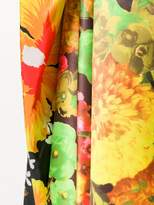 Thumbnail for your product : Richard Quinn floral print oversized high low dress