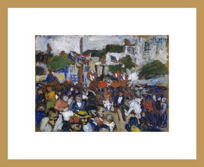 1000Museums The Fourteenth of July (Le quatorze juillet) by Pablo Picasso -Framed Giclee Print