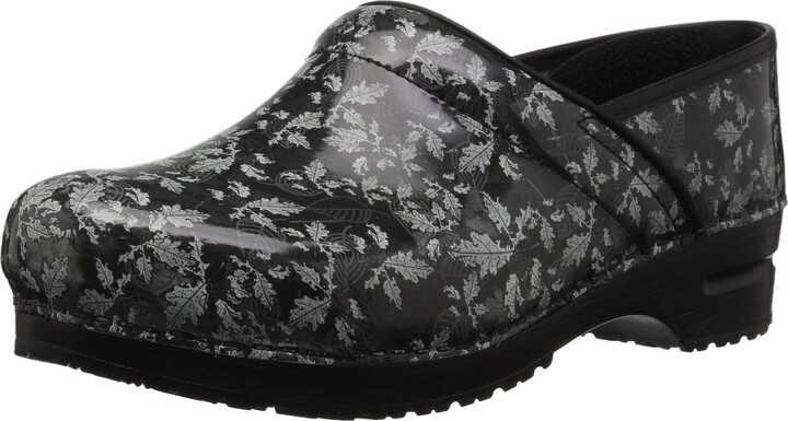 sanita black clogs