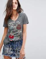 Thumbnail for your product : Religion Relaxed Rock T-Shirt With Embellished Graphic