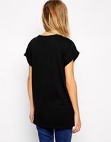 Thumbnail for your product : ASOS Boyfriend T-Shirt with Roll Sleeve 2 Pack SAVE 20%