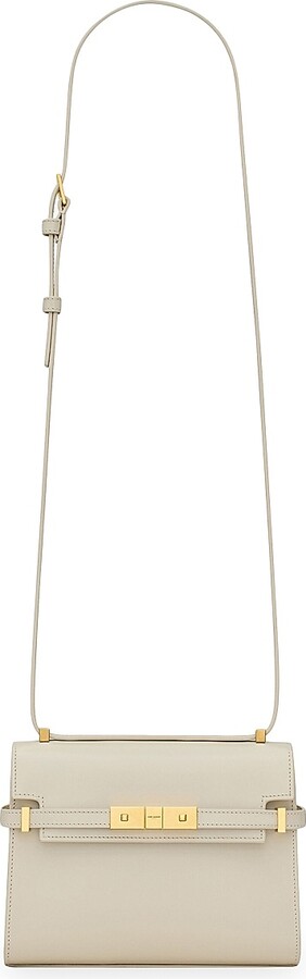 Saint Laurent Women's Mini Manhattan in Box Crossbody Bag - Black