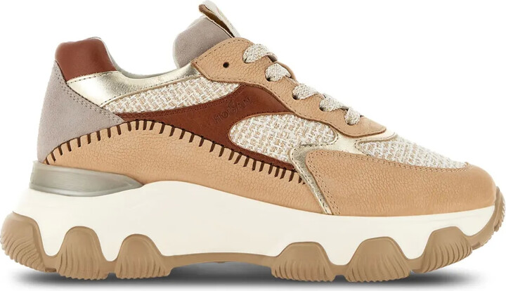 Hogan Hyperactive panelled suede sneakers
