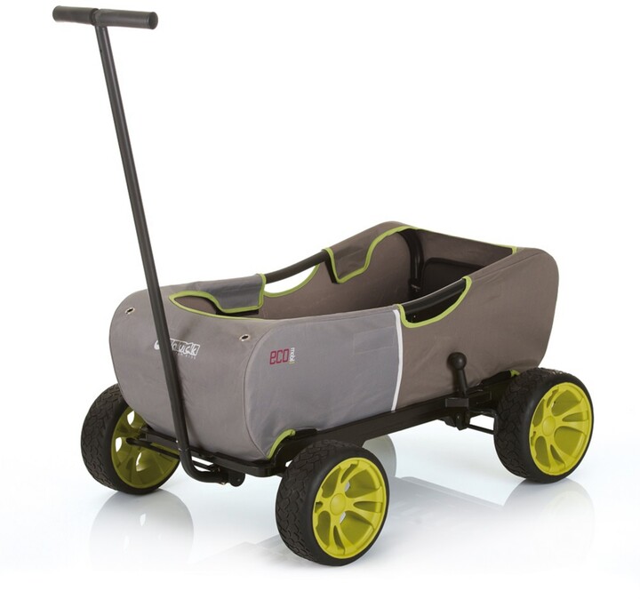 Hauck Ecomobil Foldable Hand Pull Wagon, Forest