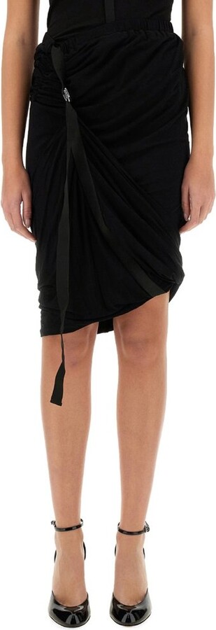 Helmut Lang Elasticated Waistband Wind Skirt