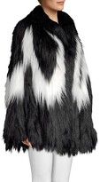 Thumbnail for your product : House of Fluff Convertible Cape Faux Fur Jacket