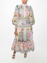 Thumbnail for your product : ALÉMAIS x Emma Gale abstract-print maxi dress