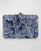 Thumbnail for your product : Judith Leiber Reef Slim Crystal Clutch Bag