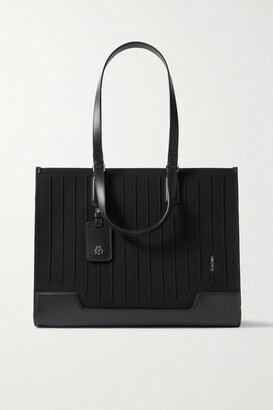 Rimowa Never Still Webbing And Leather-trimmed Canvas Tote - Black
