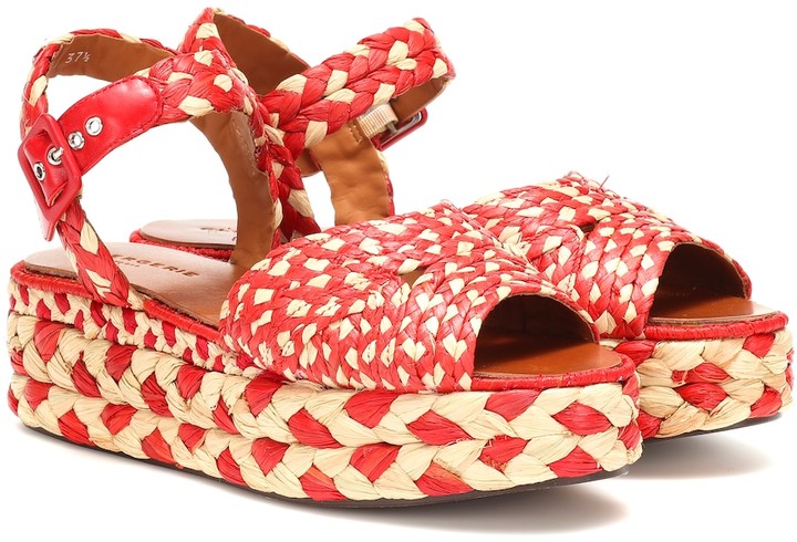 buy red sandals